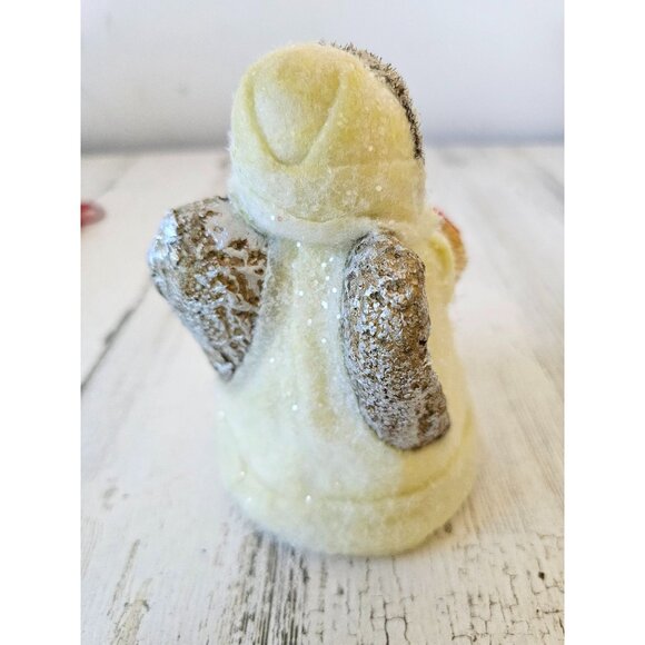 Midwest Cannon teena flanner angel cherub chorus glitter statue figurine Xmas de - Picture 6 of 9